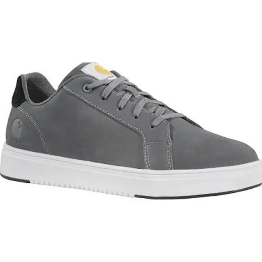 CARHARTT Detroit Nano Toe Leather Sneaker Shadow Gray Never Worn Sz 12 Men Shoe